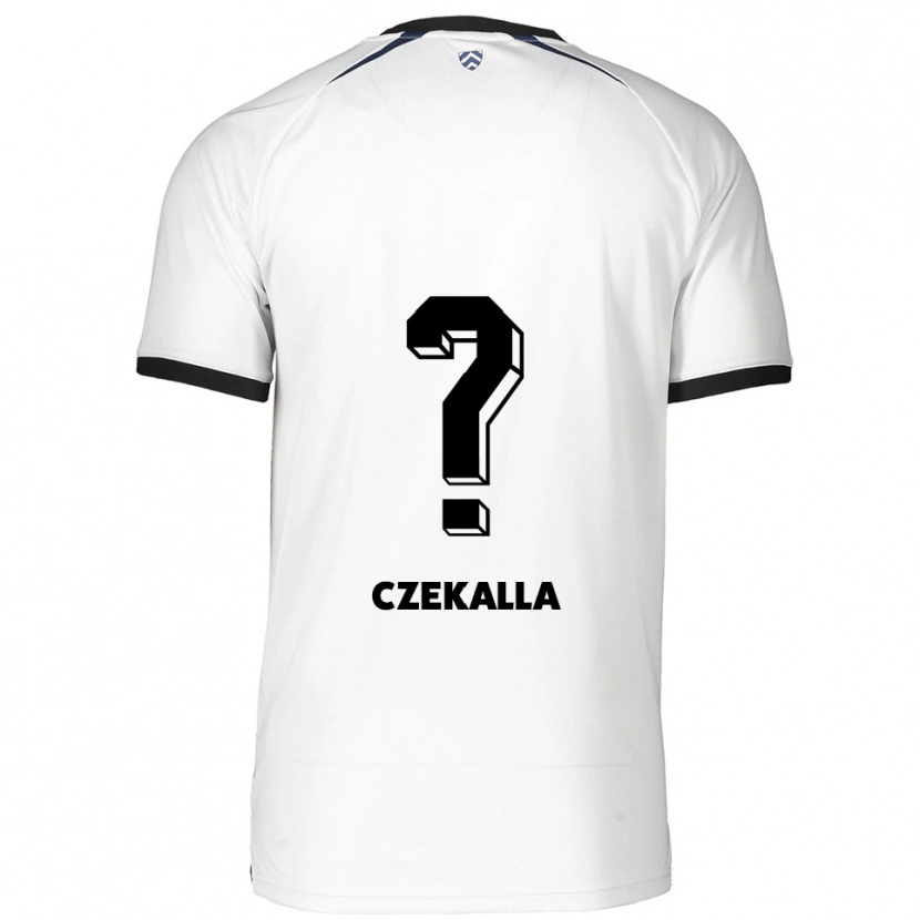 Danxen Kinderen Till-Simon Czekalla #0 Wit Zwart Uitshirt Uittenue 2025/26 T-Shirt België