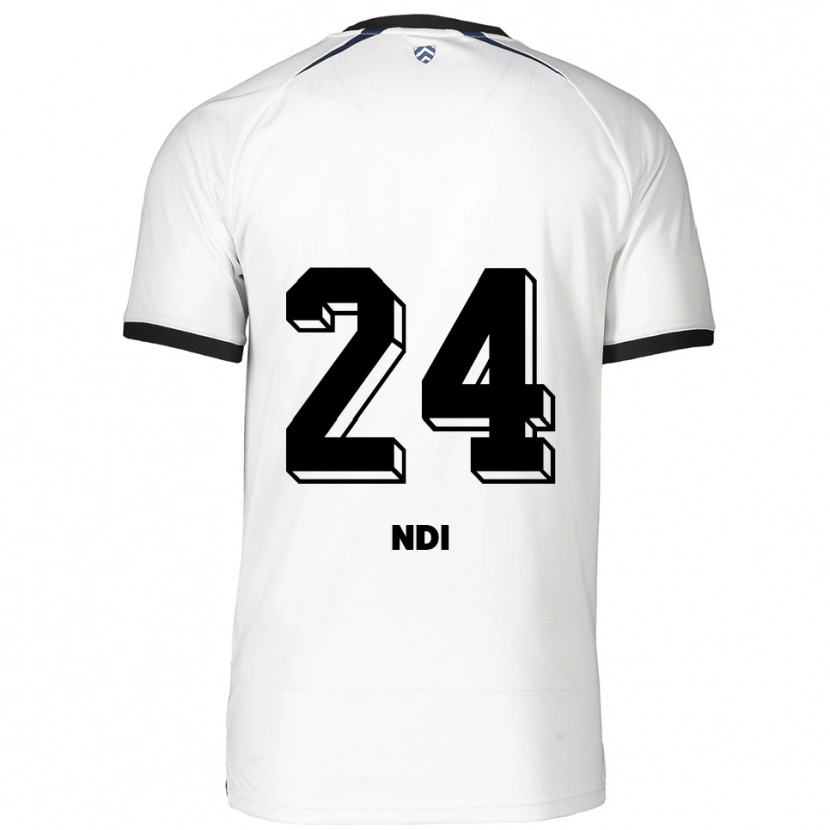 Danxen Kinderen Bradley Ndi #24 Wit Zwart Uitshirt Uittenue 2025/26 T-Shirt België