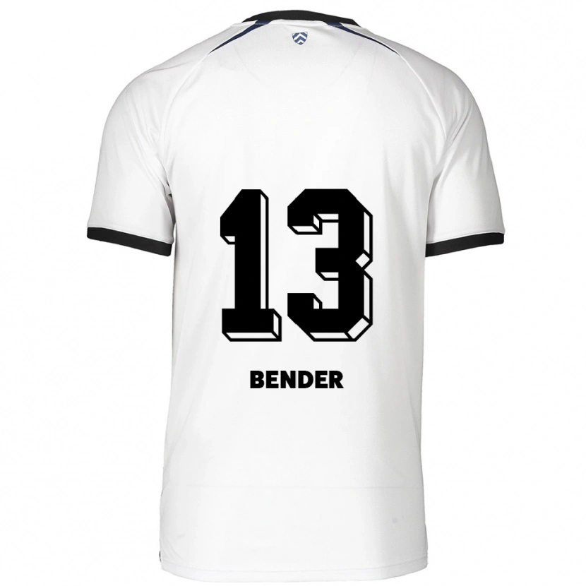 Danxen Kinderen Grit Bender #13 Wit Zwart Uitshirt Uittenue 2025/26 T-Shirt België