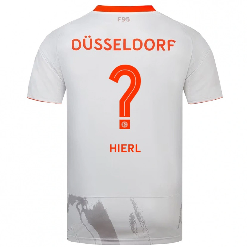 Danxen Kinderen Josephine Hierl #0 Wit Oranje Uitshirt Uittenue 2025/26 T-Shirt België