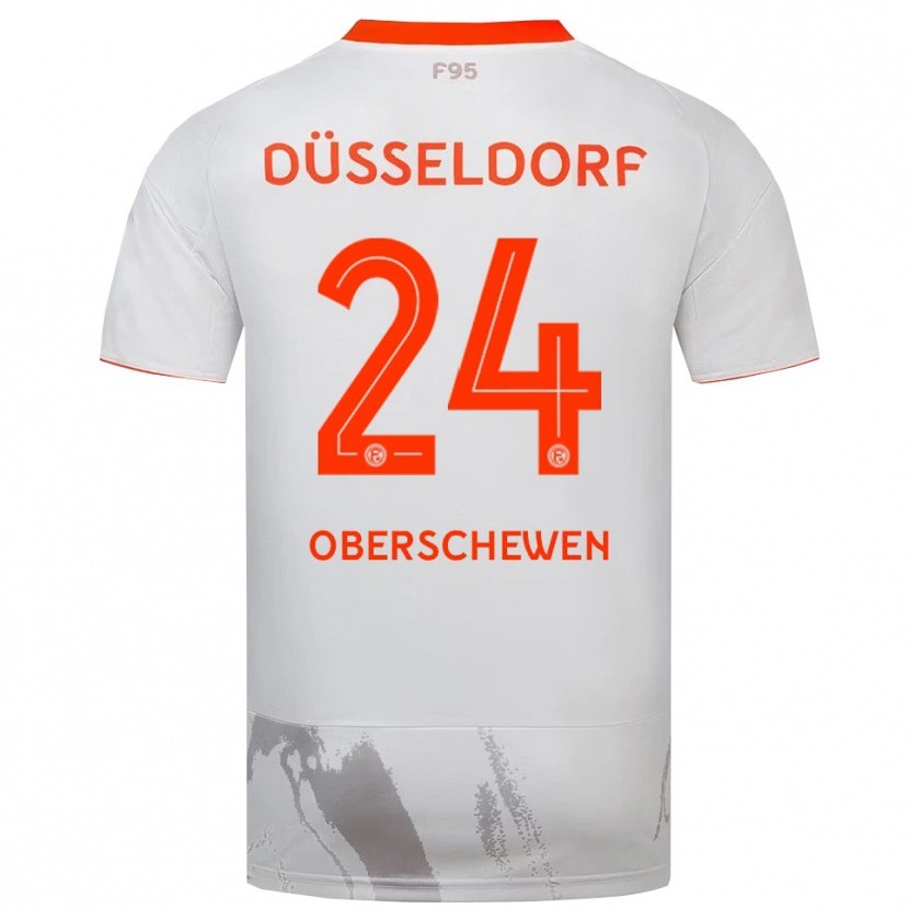 Danxen Kinderen Elias Oberschewen #24 Wit Oranje Uitshirt Uittenue 2025/26 T-Shirt België