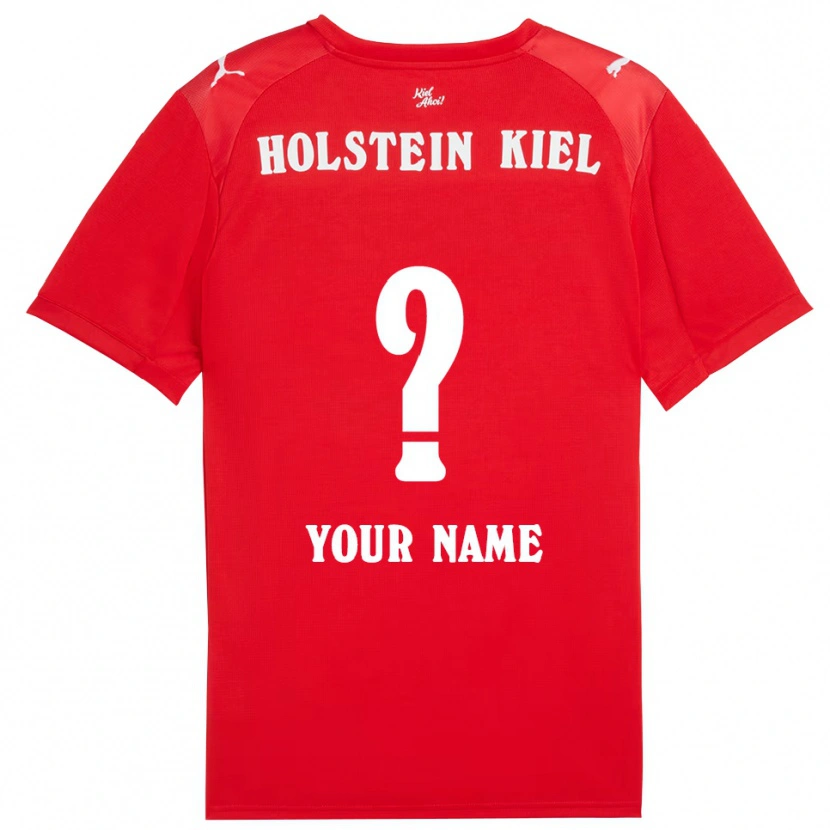 Danxen Kinderen Uw Naam #0 Rood Blauw Uitshirt Uittenue 2025/26 T-Shirt België