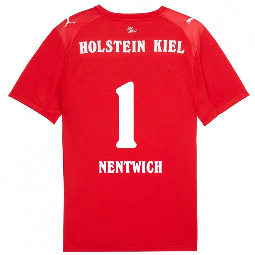 Danxen Kinderen Emma Nentwich #1 Rood Blauw Uitshirt Uittenue 2025/26 T-Shirt België
