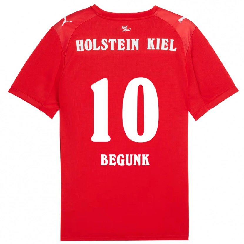 Danxen Kinderen Sarah Begunk #10 Rood Blauw Uitshirt Uittenue 2025/26 T-Shirt België