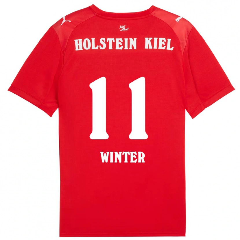 Danxen Kinderen Jorden Winter #11 Rood Blauw Uitshirt Uittenue 2025/26 T-Shirt België