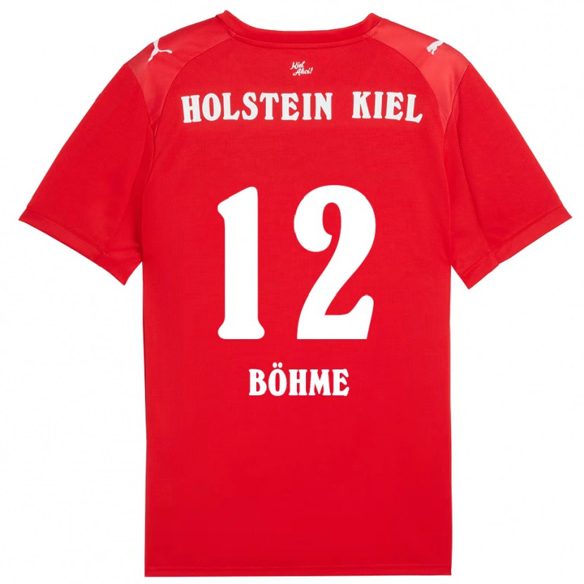 Danxen Kinderen Greta Böhme #12 Rood Blauw Uitshirt Uittenue 2025/26 T-Shirt België