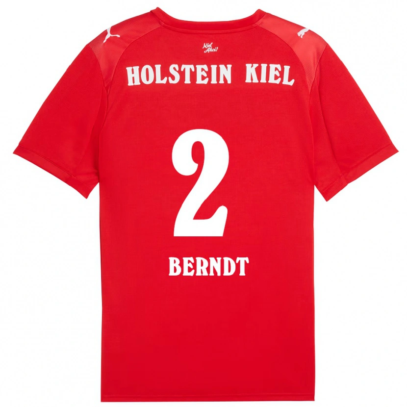 Danxen Kinderen Delf Berndt #2 Rood Blauw Uitshirt Uittenue 2025/26 T-Shirt België
