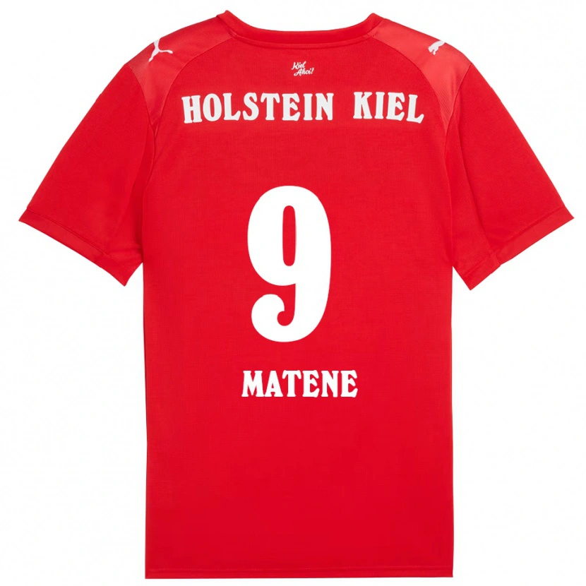 Danxen Kinderen Islam Matene #9 Rood Blauw Uitshirt Uittenue 2025/26 T-Shirt België