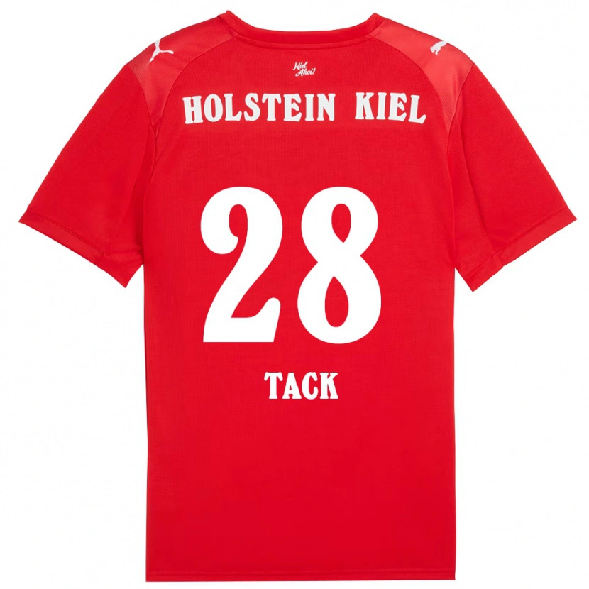 Danxen Kinderen Kian Tack #28 Rood Blauw Uitshirt Uittenue 2025/26 T-Shirt België