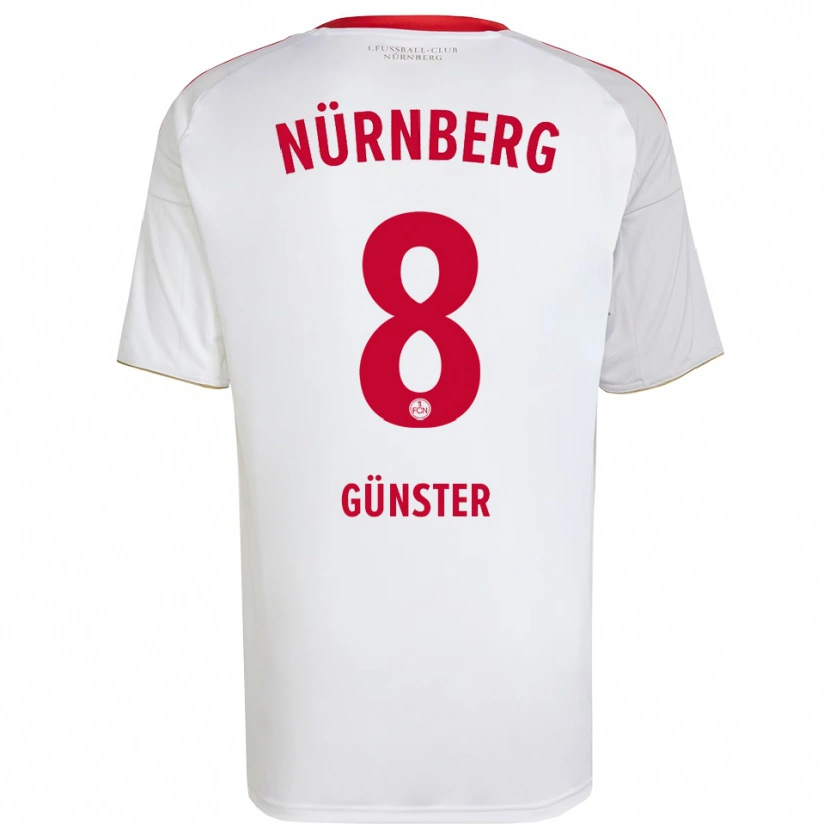 Danxen Kinderen Meret Günster #8 Wit Rood Uitshirt Uittenue 2025/26 T-Shirt België