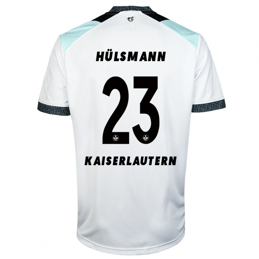 Danxen Kinderen Randy Hülsmann #23 Wit Zwart Uitshirt Uittenue 2025/26 T-Shirt België