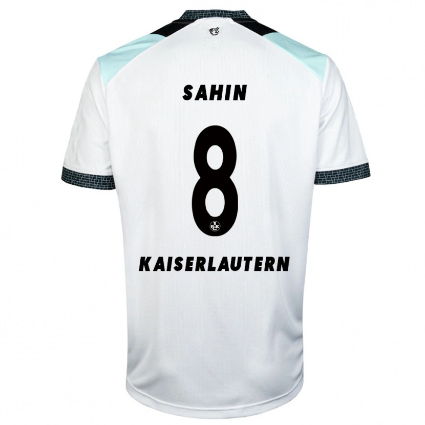 Danxen Kinderen Semih Sahin #8 Wit Zwart Uitshirt Uittenue 2025/26 T-Shirt België