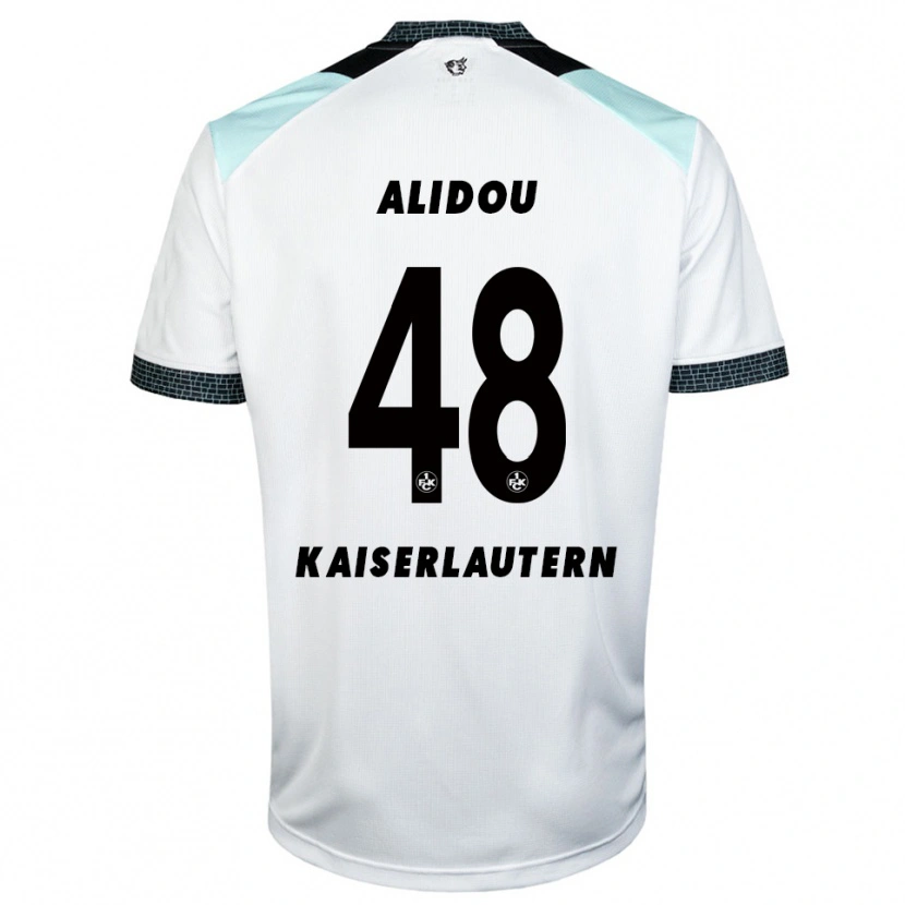 Danxen Kinderen Faride Alidou #48 Wit Zwart Uitshirt Uittenue 2025/26 T-Shirt België