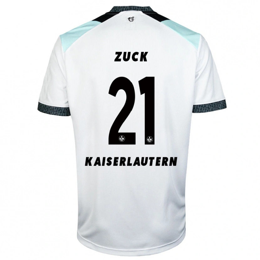 Danxen Kinderen Hendrick Zuck #21 Wit Zwart Uitshirt Uittenue 2025/26 T-Shirt België