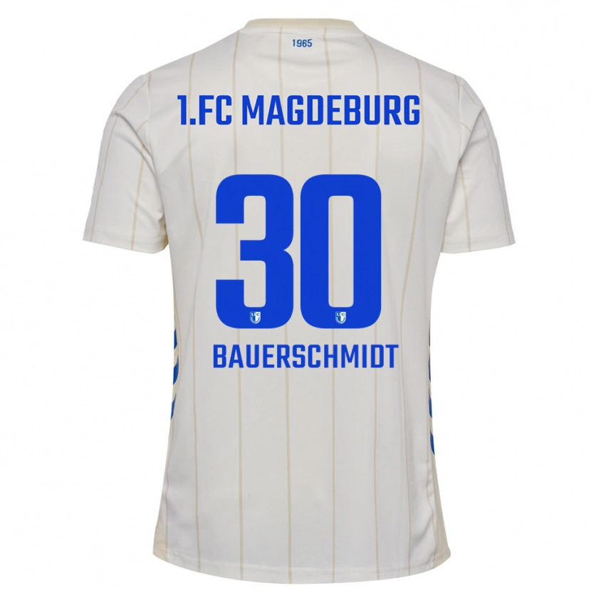 Danxen Kinderen Maja Bauerschmidt #30 Wit Blauw Uitshirt Uittenue 2025/26 T-Shirt België