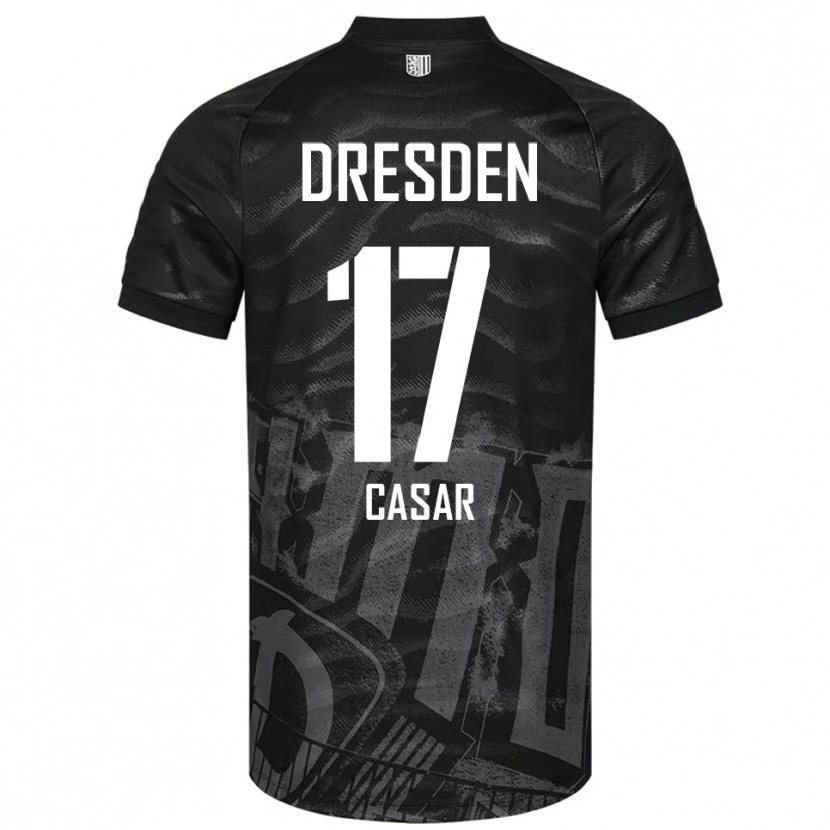 Danxen Kinderen Aljaz Casar #17 Zwart Grijs Uitshirt Uittenue 2025/26 T-Shirt België