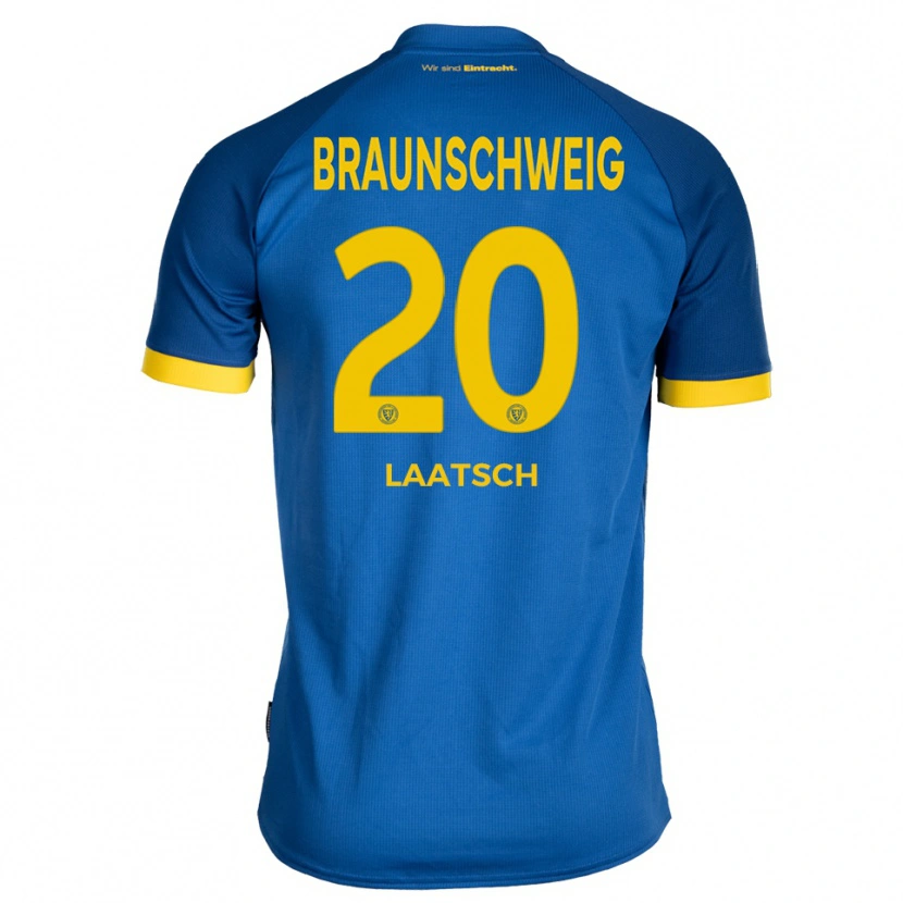 Danxen Kinderen Leonard Laatsch #20 Koninklijk Blauw Geel Uitshirt Uittenue 2025/26 T-Shirt België
