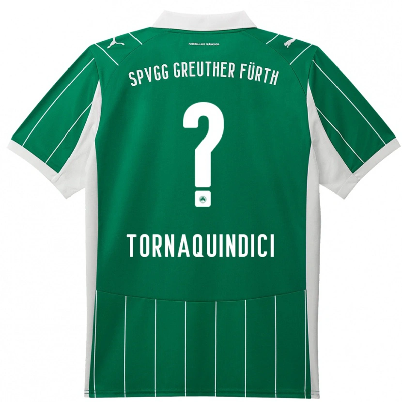 Danxen Kinderen Aurora Tornaquindici #0 Groen Wit Uitshirt Uittenue 2025/26 T-Shirt België