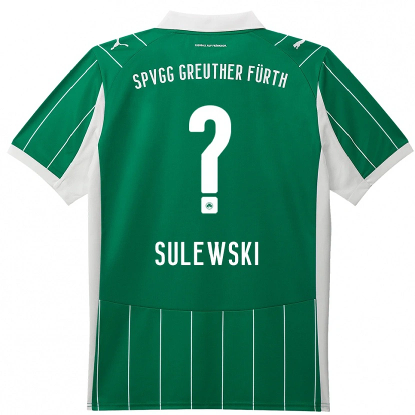 Danxen Kinderen Amanda Sulewski #0 Groen Wit Uitshirt Uittenue 2025/26 T-Shirt België