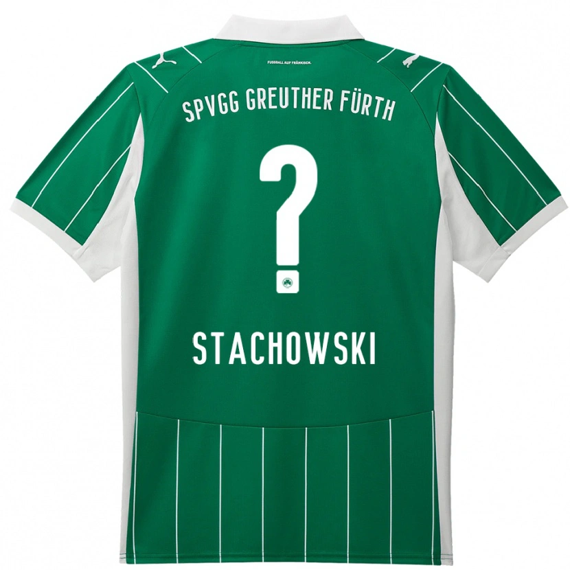 Danxen Kinderen Lara Stachowski #0 Groen Wit Uitshirt Uittenue 2025/26 T-Shirt België