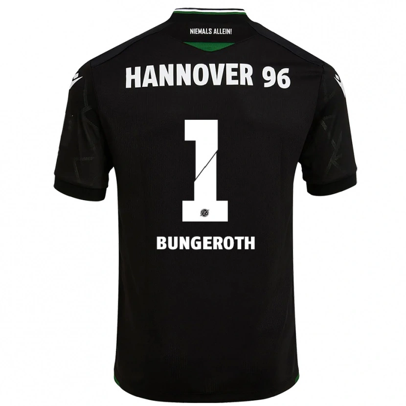 Danxen Kinderen Leah Bungeroth #1 Zwart Groen Uitshirt Uittenue 2025/26 T-Shirt België