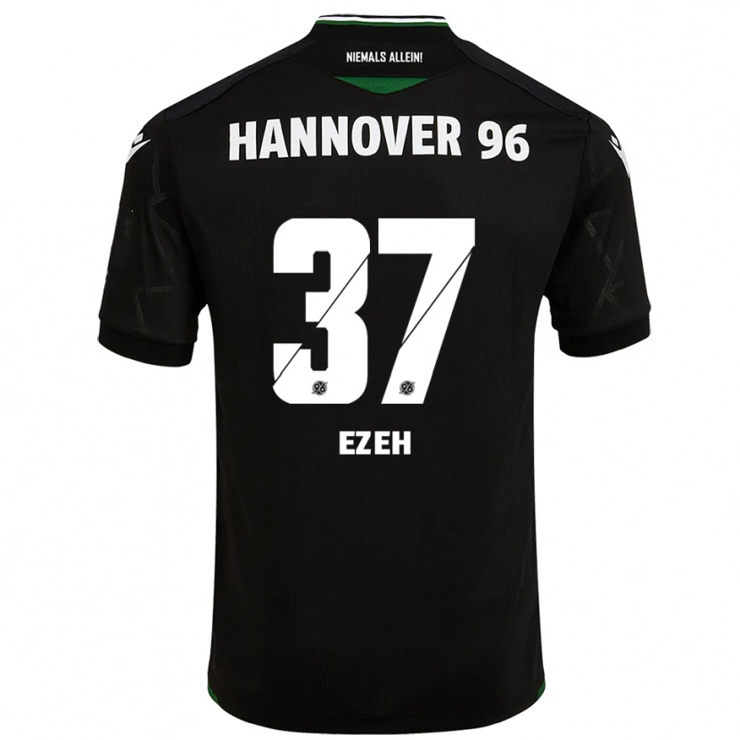 Danxen Kinderen Brooklyn Ezeh #37 Zwart Groen Uitshirt Uittenue 2025/26 T-Shirt België