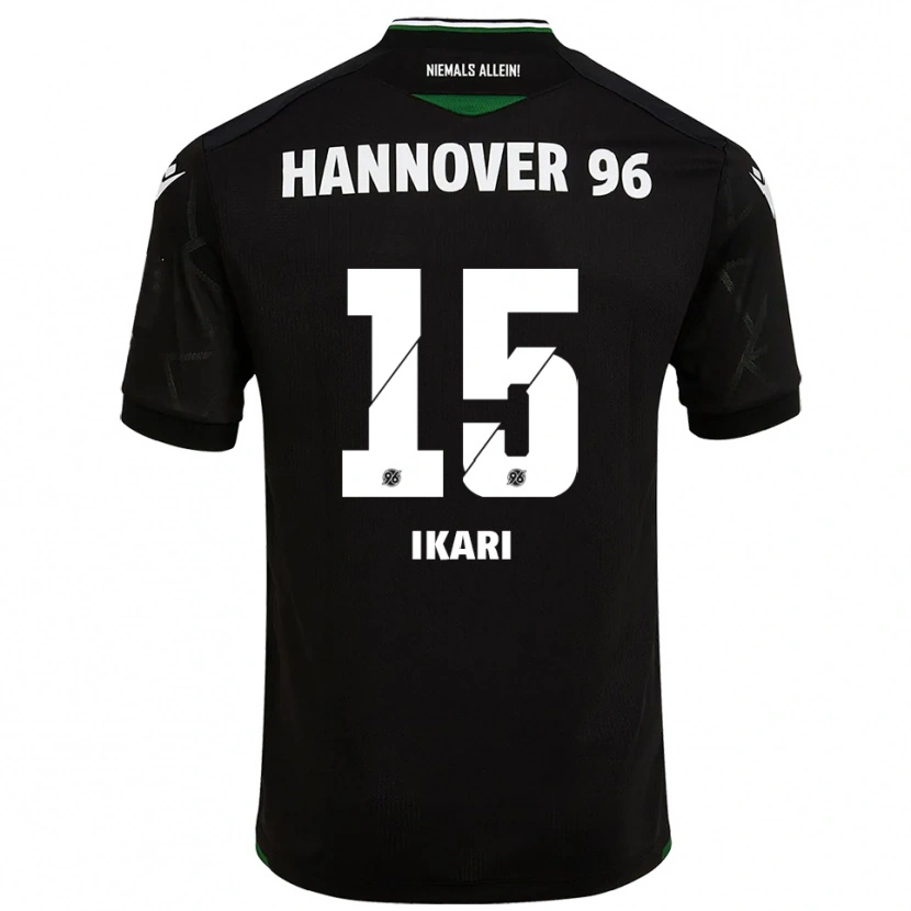 Danxen Kinderen Asuma Ikari #15 Zwart Groen Uitshirt Uittenue 2025/26 T-Shirt België