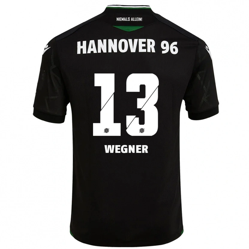 Danxen Kinderen Ole Wegner #13 Zwart Groen Uitshirt Uittenue 2025/26 T-Shirt België