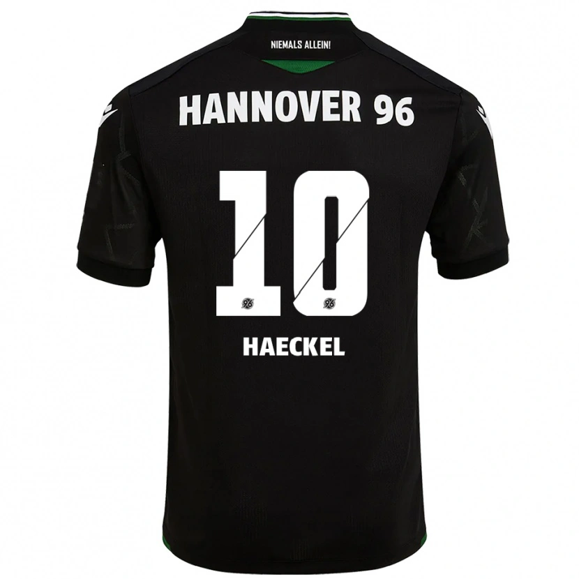 Danxen Kinderen Franziska Haeckel #10 Zwart Groen Uitshirt Uittenue 2025/26 T-Shirt België