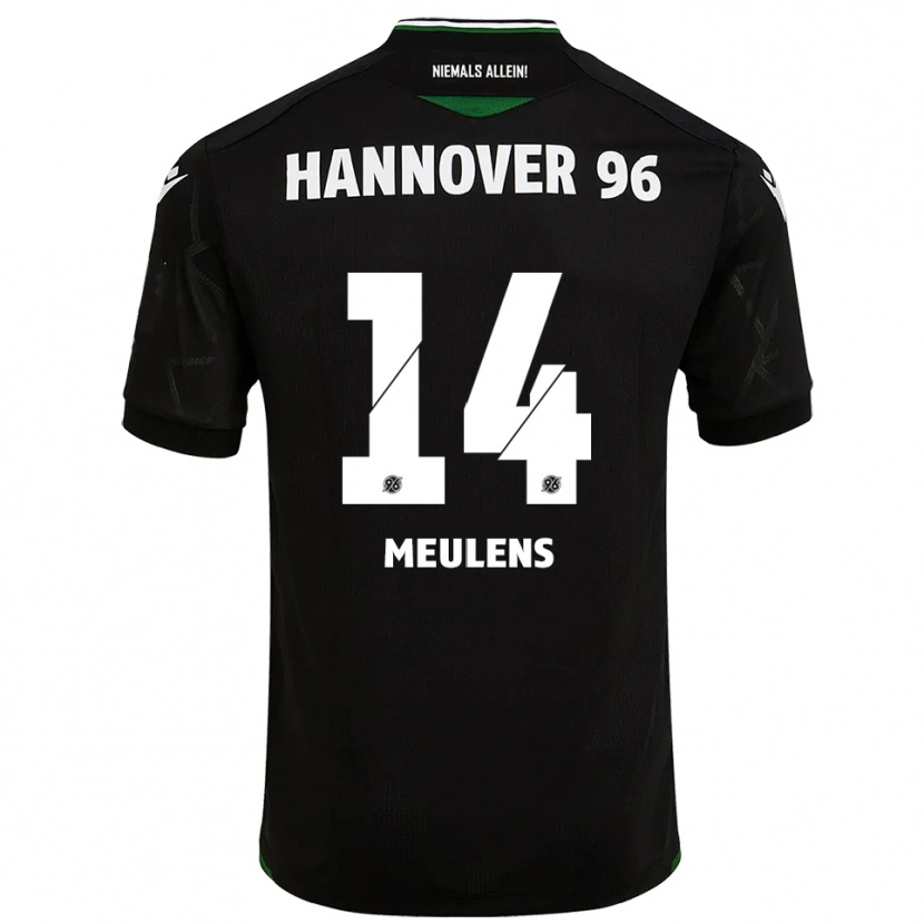 Danxen Kinderen Giordinelo Meulens #14 Zwart Groen Uitshirt Uittenue 2025/26 T-Shirt België