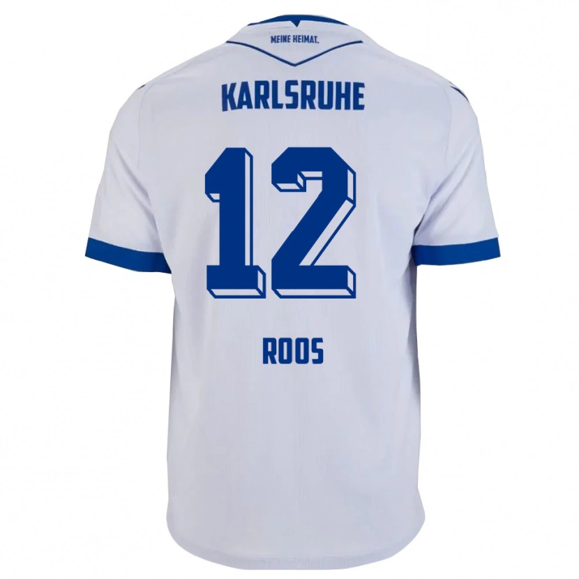 Danxen Kinderen Silvio Roos #12 Wit Blauw Uitshirt Uittenue 2025/26 T-Shirt België