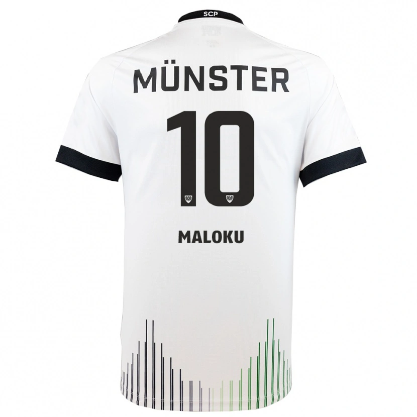 Danxen Kinderen Amar Maloku #10 Wit Zwart Uitshirt Uittenue 2025/26 T-Shirt België