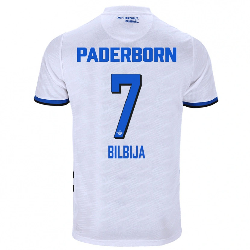 Danxen Kinderen Filip Bilbija #7 Wit Blauw Uitshirt Uittenue 2025/26 T-Shirt België