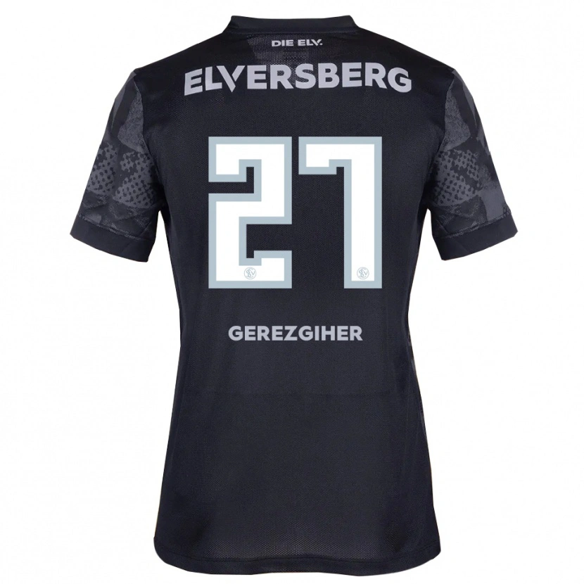 Danxen Kinderen Filimon Gerezgiher #27 Zwart Grijs Uitshirt Uittenue 2025/26 T-Shirt België