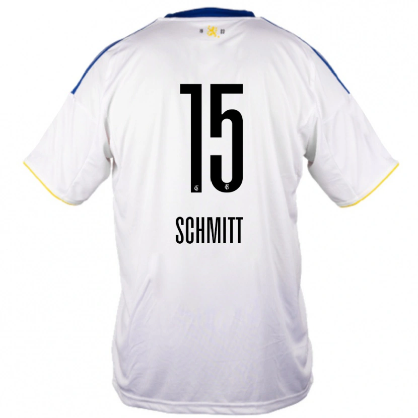 Danxen Kinderen Madita Schmitt #15 Wit Blauw Geel Uitshirt Uittenue 2025/26 T-Shirt België
