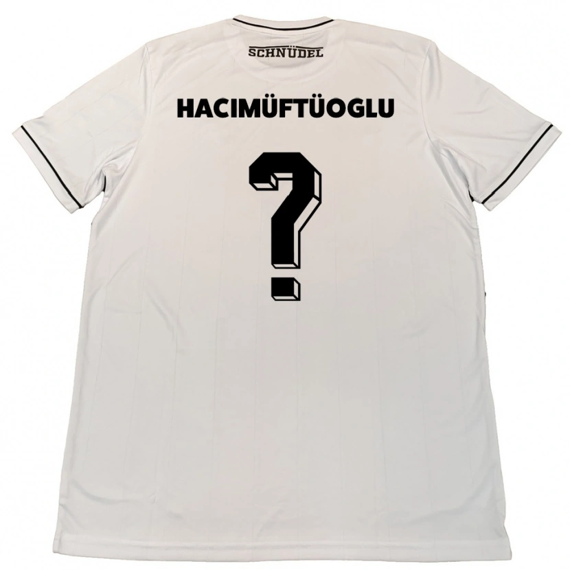 Danxen Kinderen Belinay Hacimüftüoglu #0 Wit Zwart Uitshirt Uittenue 2025/26 T-Shirt België