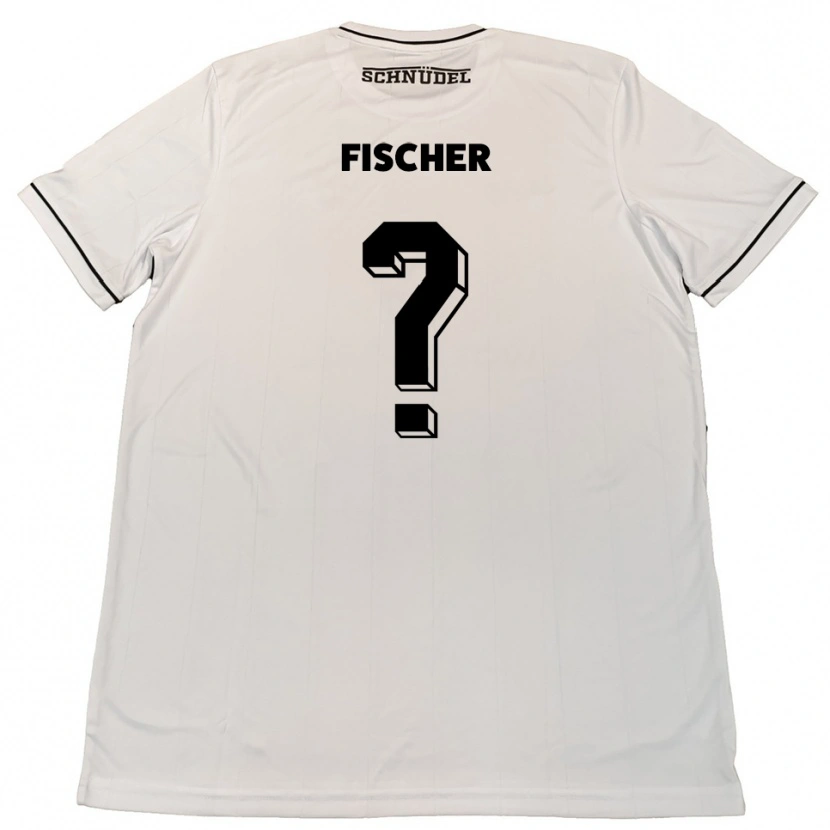 Danxen Kinderen Anne Fischer #0 Wit Zwart Uitshirt Uittenue 2025/26 T-Shirt België