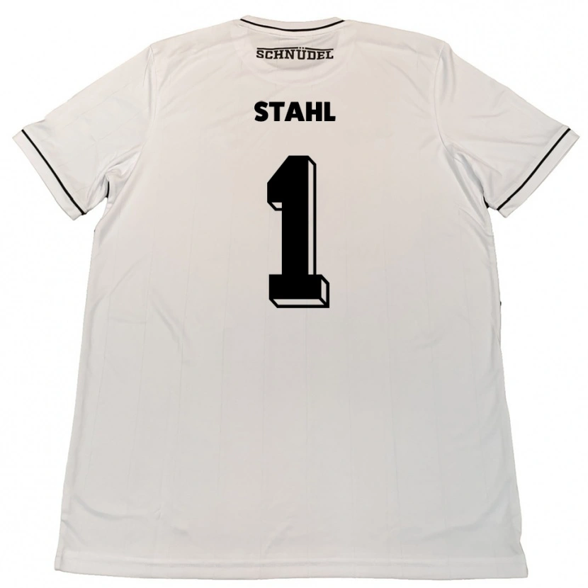 Danxen Kinderen Toni Stahl #1 Wit Zwart Uitshirt Uittenue 2025/26 T-Shirt België