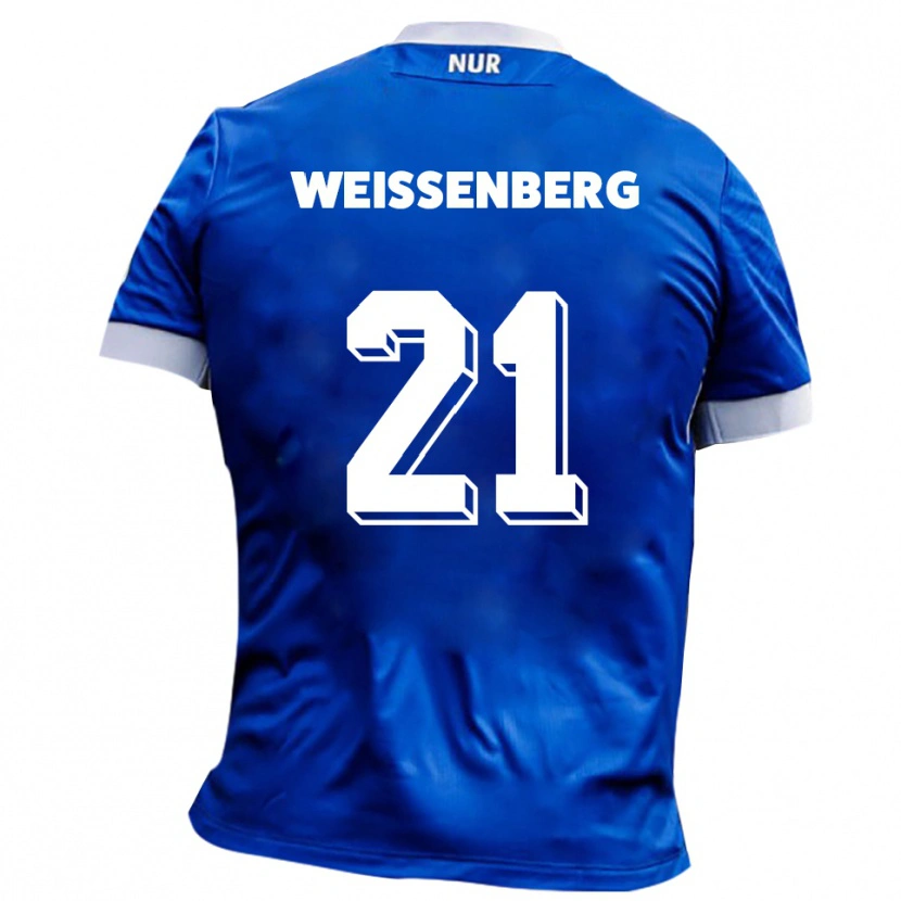 Danxen Kinderen Shawn Weißenberg #21 Blauw Wit Uitshirt Uittenue 2025/26 T-Shirt België