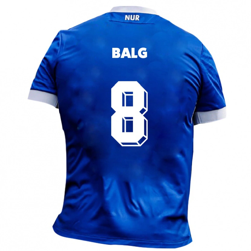 Danxen Kinderen Fabian Balg #8 Blauw Wit Uitshirt Uittenue 2025/26 T-Shirt België