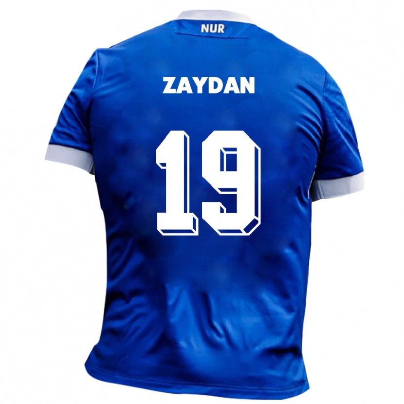 Danxen Kinderen Jannis Zaydan #19 Blauw Wit Uitshirt Uittenue 2025/26 T-Shirt België