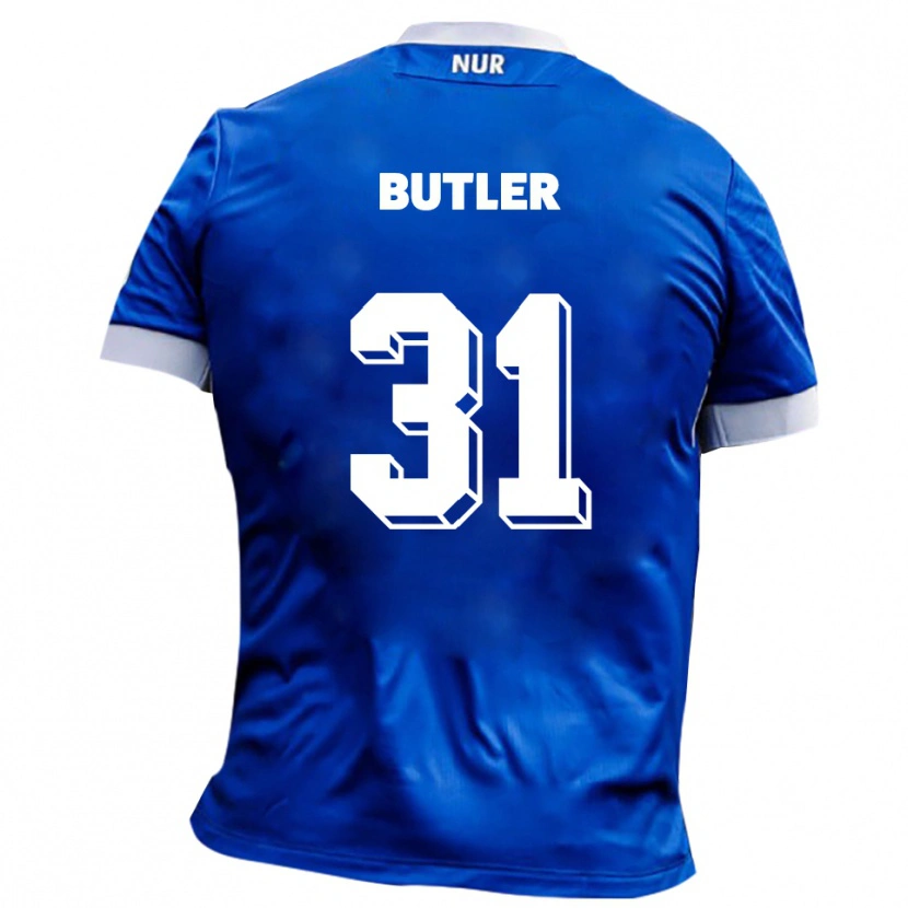Danxen Kinderen Justin Butler #31 Blauw Wit Uitshirt Uittenue 2025/26 T-Shirt België