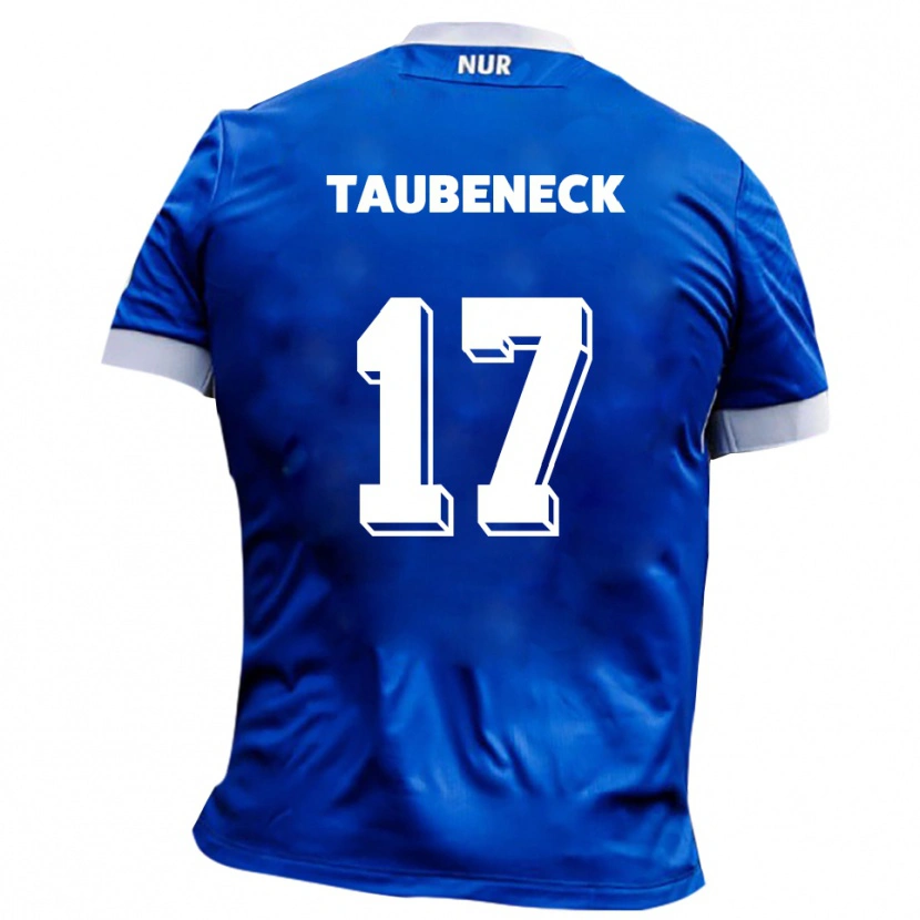 Danxen Kinderen Joey Taubeneck #17 Blauw Wit Uitshirt Uittenue 2025/26 T-Shirt België