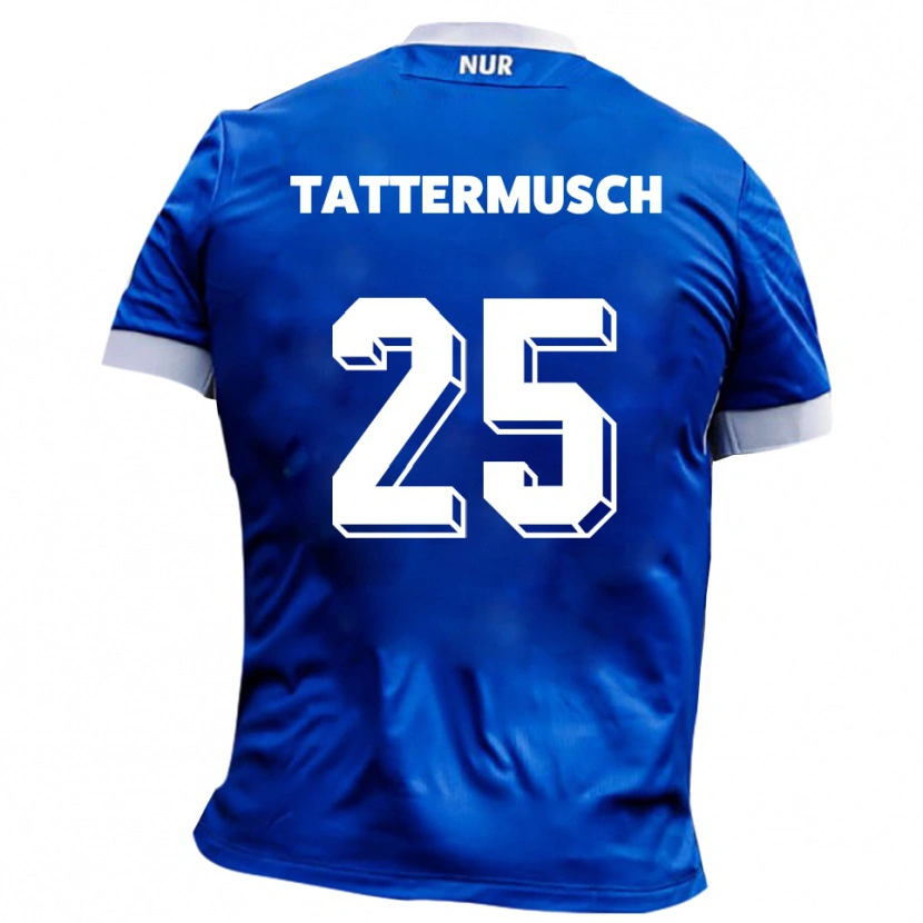 Danxen Kinderen Ted Tattermusch #25 Blauw Wit Uitshirt Uittenue 2025/26 T-Shirt België