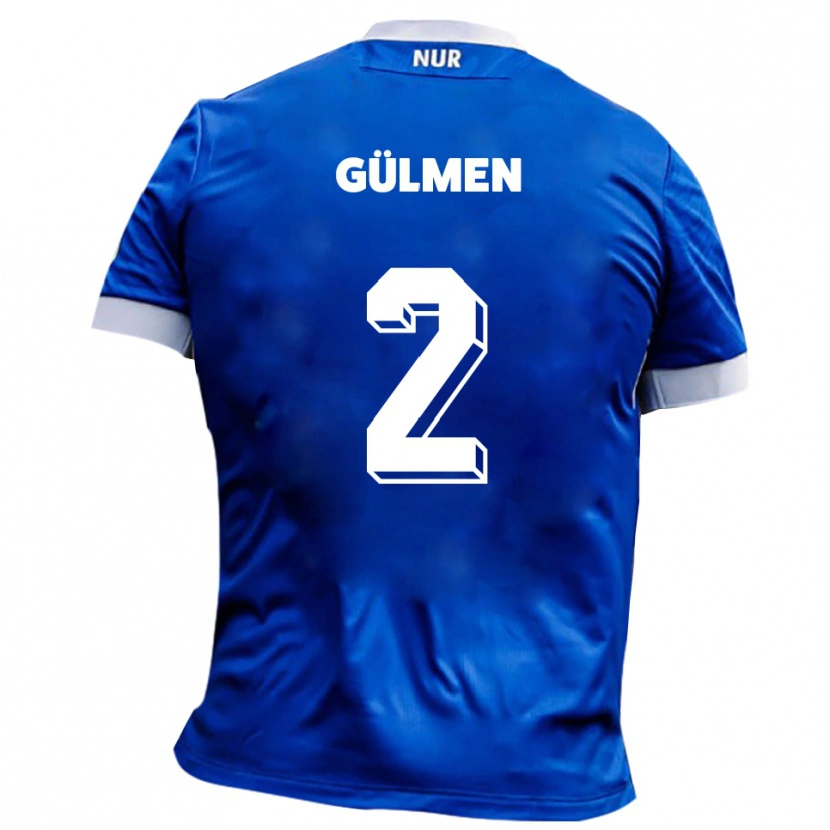 Danxen Kinderen Kubilay Gülmen #2 Blauw Wit Uitshirt Uittenue 2025/26 T-Shirt België