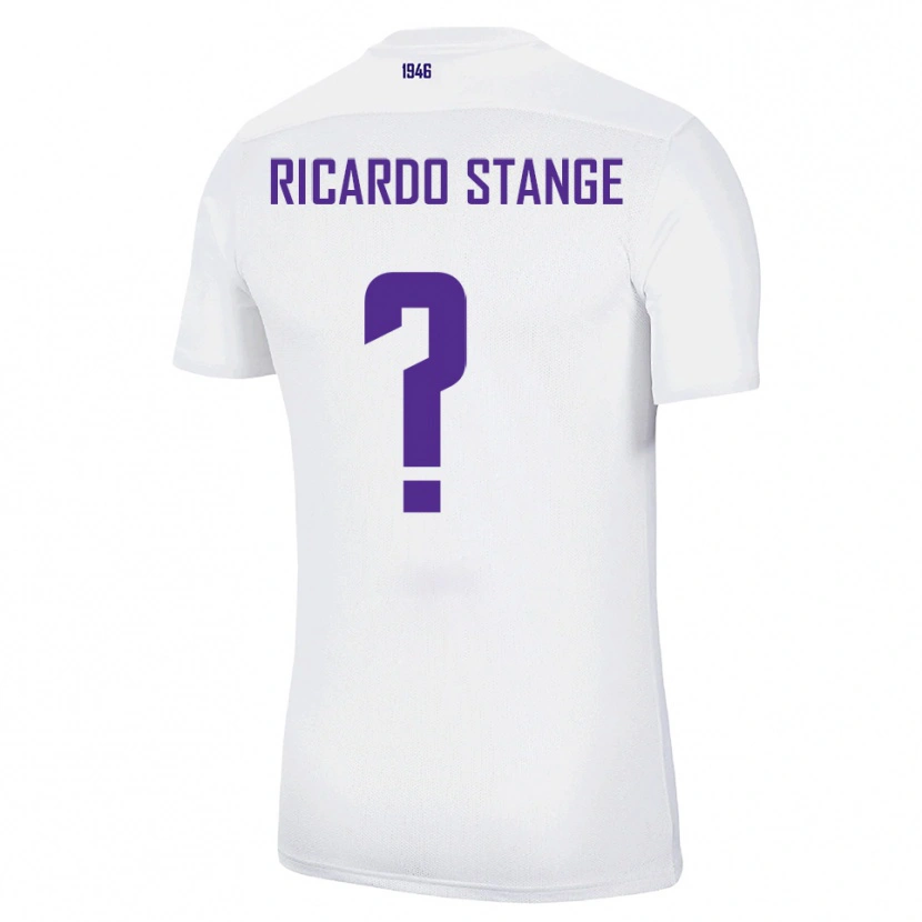 Danxen Kinderen Andres Ricardo Stange #0 Wit Groen Uitshirt Uittenue 2025/26 T-Shirt België