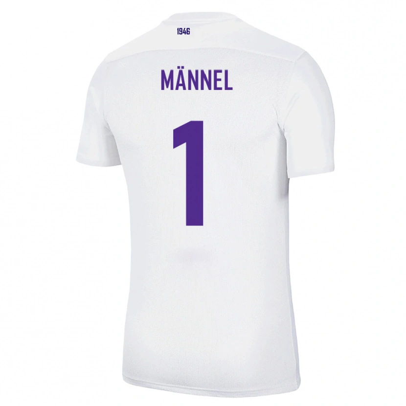 Danxen Kinderen Martin Männel #1 Wit Groen Uitshirt Uittenue 2025/26 T-Shirt België