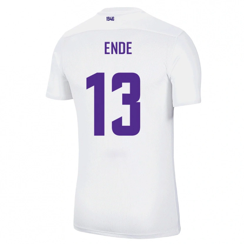 Danxen Kinderen Oskar Ende #13 Wit Groen Uitshirt Uittenue 2025/26 T-Shirt België