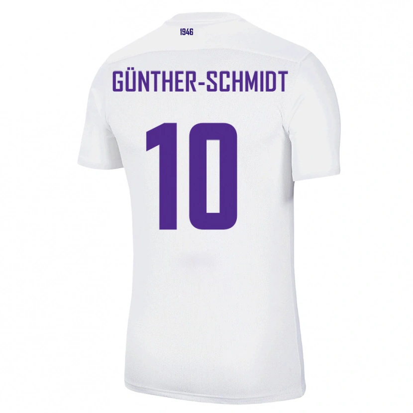 Danxen Kinderen Julian Günther-Schmidt #10 Wit Groen Uitshirt Uittenue 2025/26 T-Shirt België