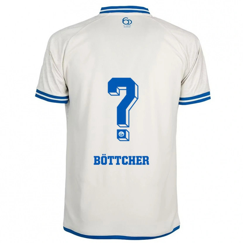 Danxen Kinderen Elly Böttcher #0 Wit Blauw Uitshirt Uittenue 2025/26 T-Shirt België